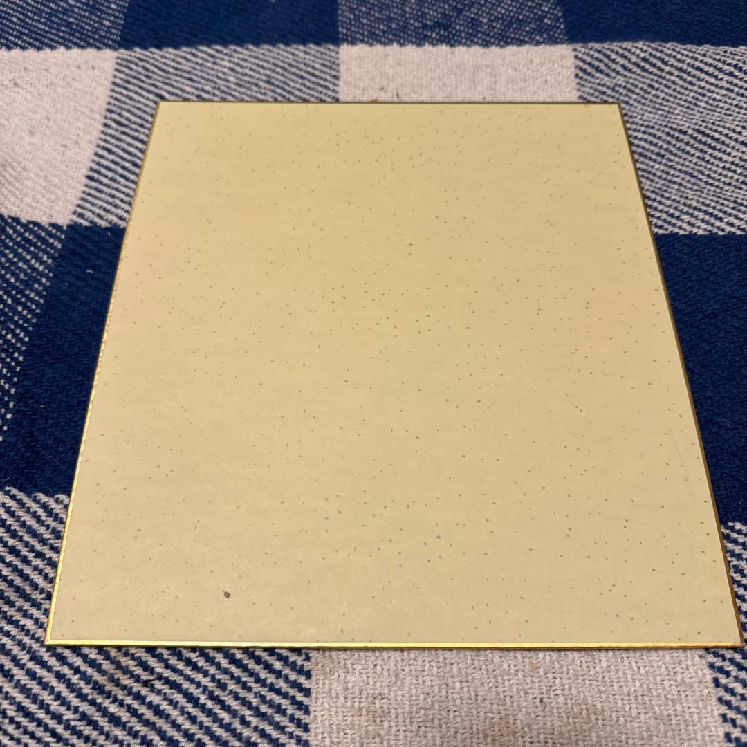 tani yuuki 直筆サイン色紙