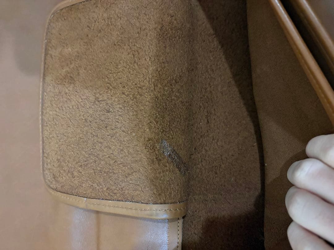 old COACHレザーブリーフケース　ブラウン