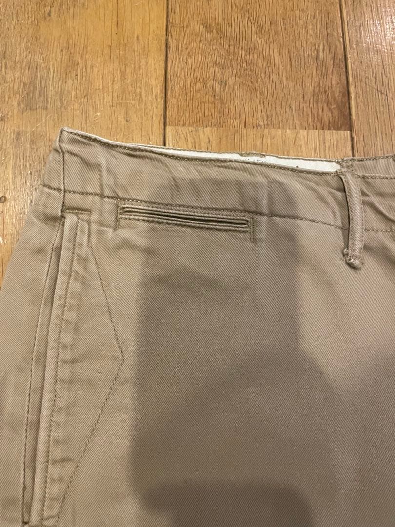 ダブルアールエル RRL オフィサーチノトラウザーズ チノパン