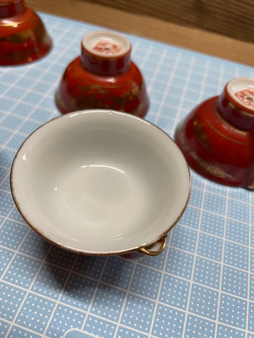 九谷永楽　鶯徳利【m1414 鳴き徳利　鳴き猪口　骨董　酒器　レア　九谷焼 】