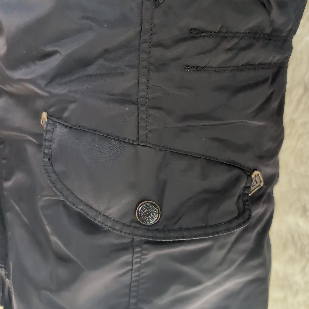 希少 goa ゴア　ラクーンファーコート　ミリタリー　モッズコート　ブラック