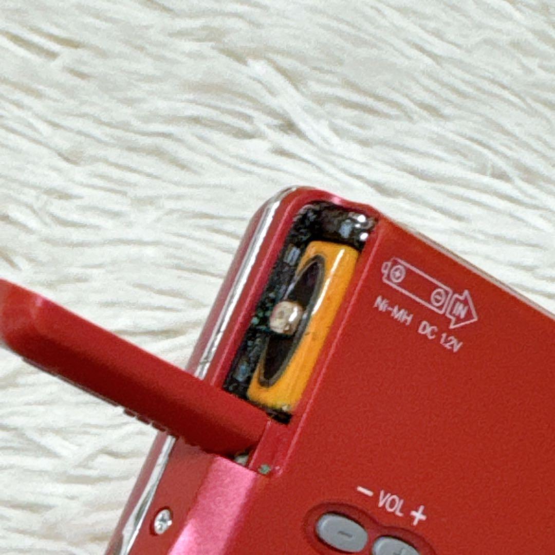 SHARP ポータブルMDプレーヤー MD-SS503-R レッド シャープ 赤