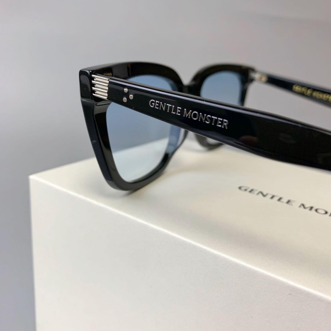 GENTLE MONSTER サングラス ブラック/ブルー NUMER