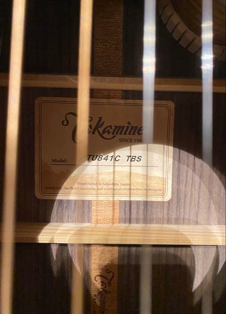 超美品 Takamine PTU841C TBS エレアコ
