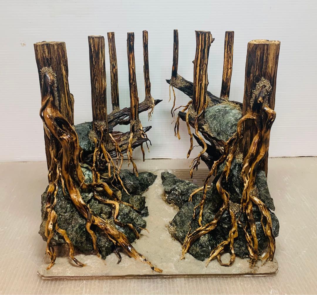 アクアテラリウム 水槽流木。水生植 物　水槽用流木　アクアリウム 盆栽流木