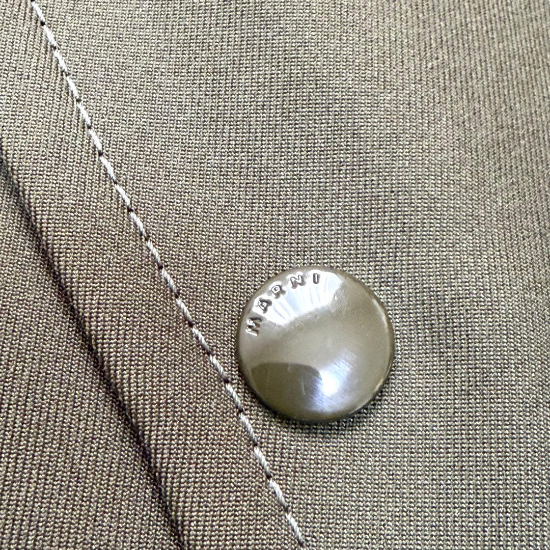 マルニ　MARNI スナップボタン　カバーオール　ユニセックス　カーキ　【美品】