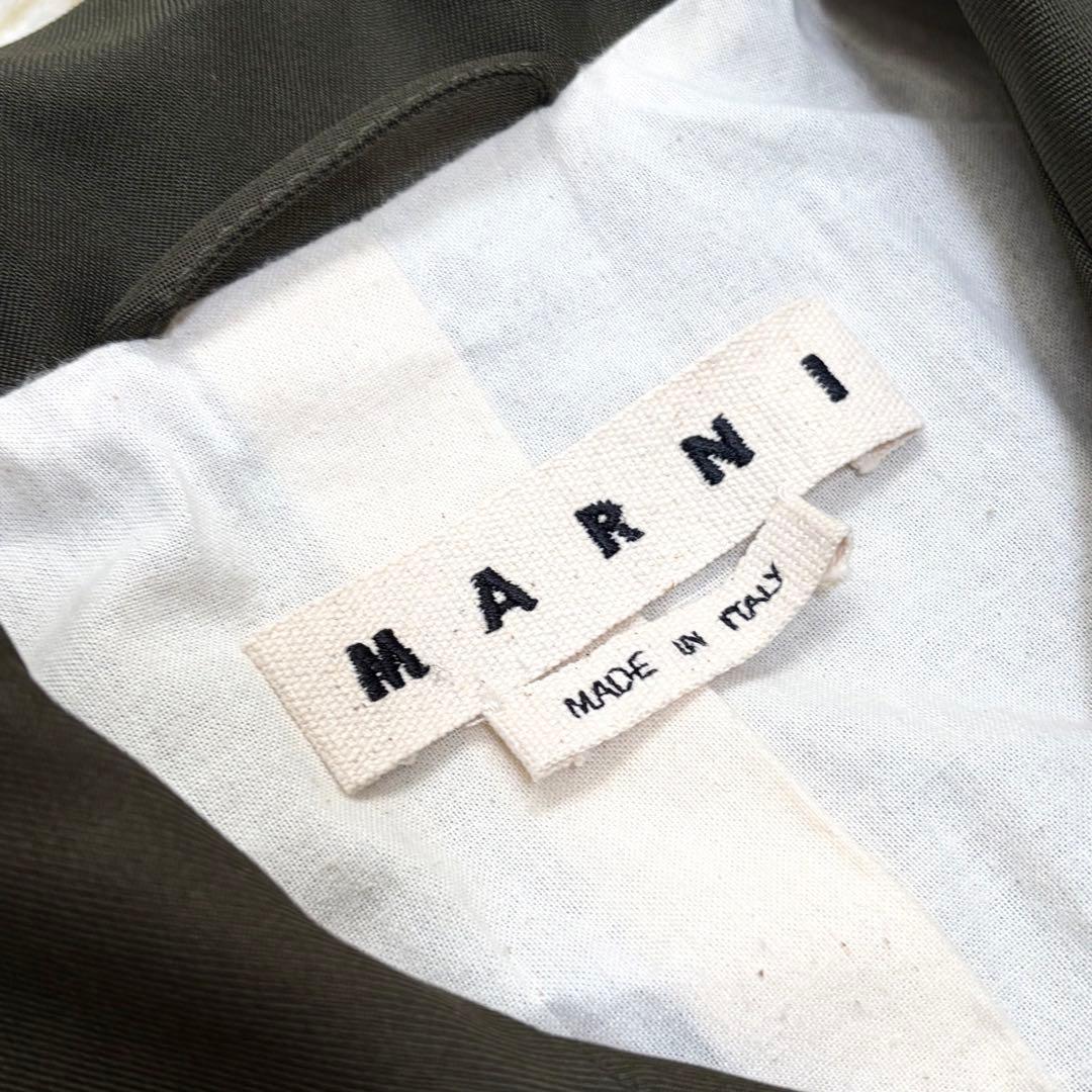 マルニ　MARNI スナップボタン　カバーオール　ユニセックス　カーキ　【美品】