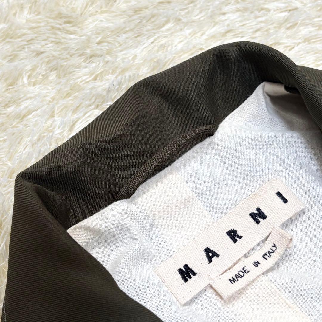 マルニ　MARNI スナップボタン　カバーオール　ユニセックス　カーキ　【美品】