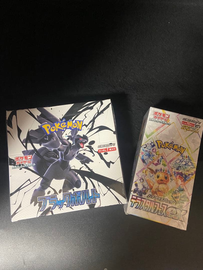 ブラックボルト / テラスタルフェス各1BOX 計2BOX シュリンクあり未開封