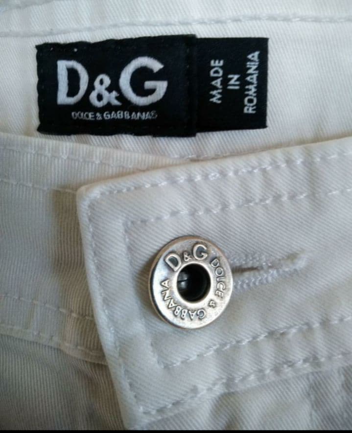 DOLCE ＆ GABBANA ホワイトハーフパンツ