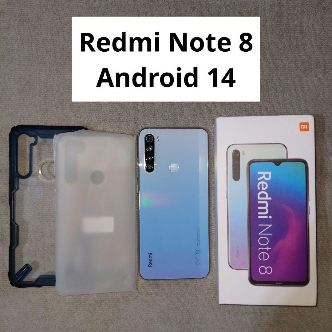 スマートフォン本体 Redmi Note 8 4GB/128GB Android14
