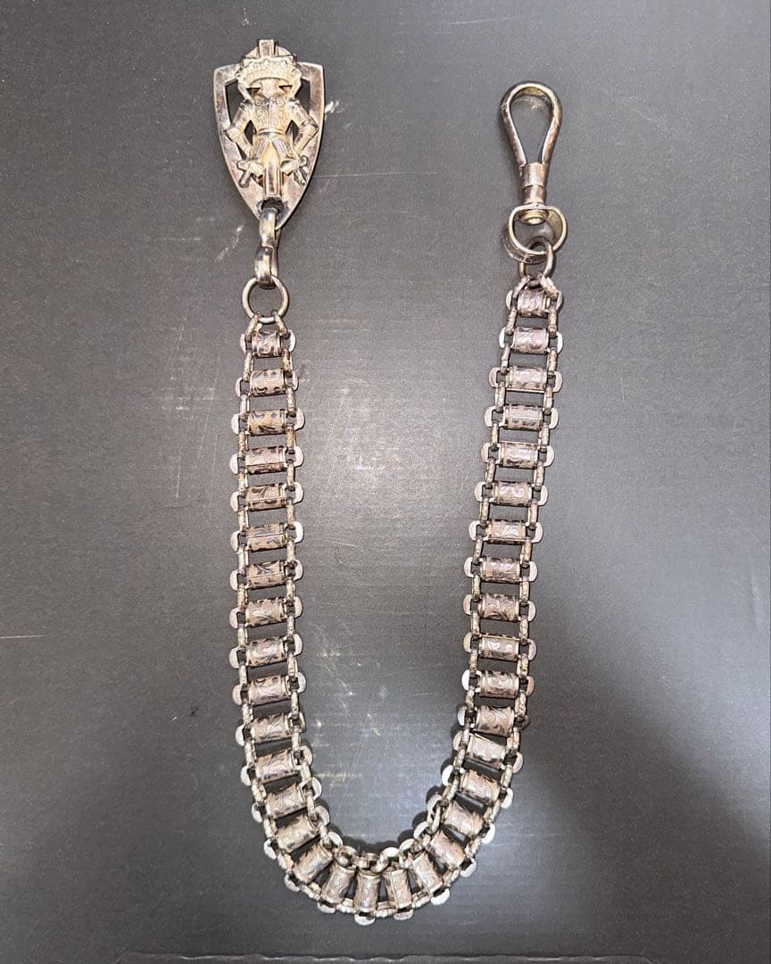 【極美品】ソードチェーン1900s 秘密結社 フリーメイソン テンプル騎士団