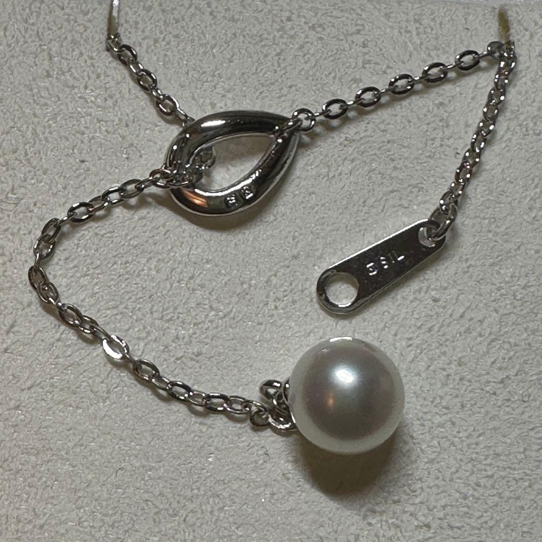 ☆ドラえもんさま、専用☆MIKIMOTO ７m珠パールネックレス☆シルバー☆