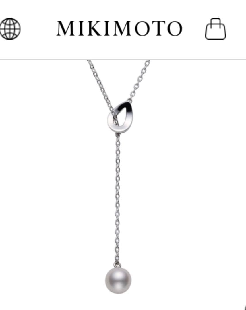 ☆ドラえもんさま、専用☆MIKIMOTO ７m珠パールネックレス☆シルバー☆