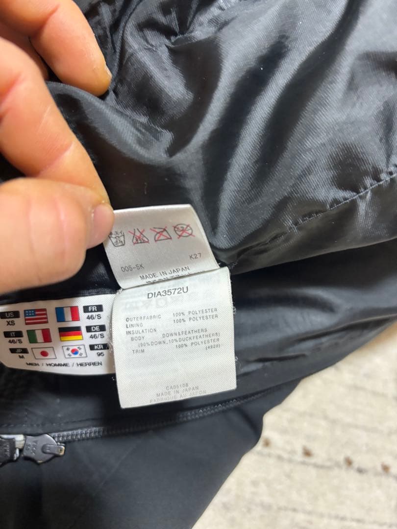 デサント 水沢ダウン オルテライン アンカー ダウンジャケット DESCENT