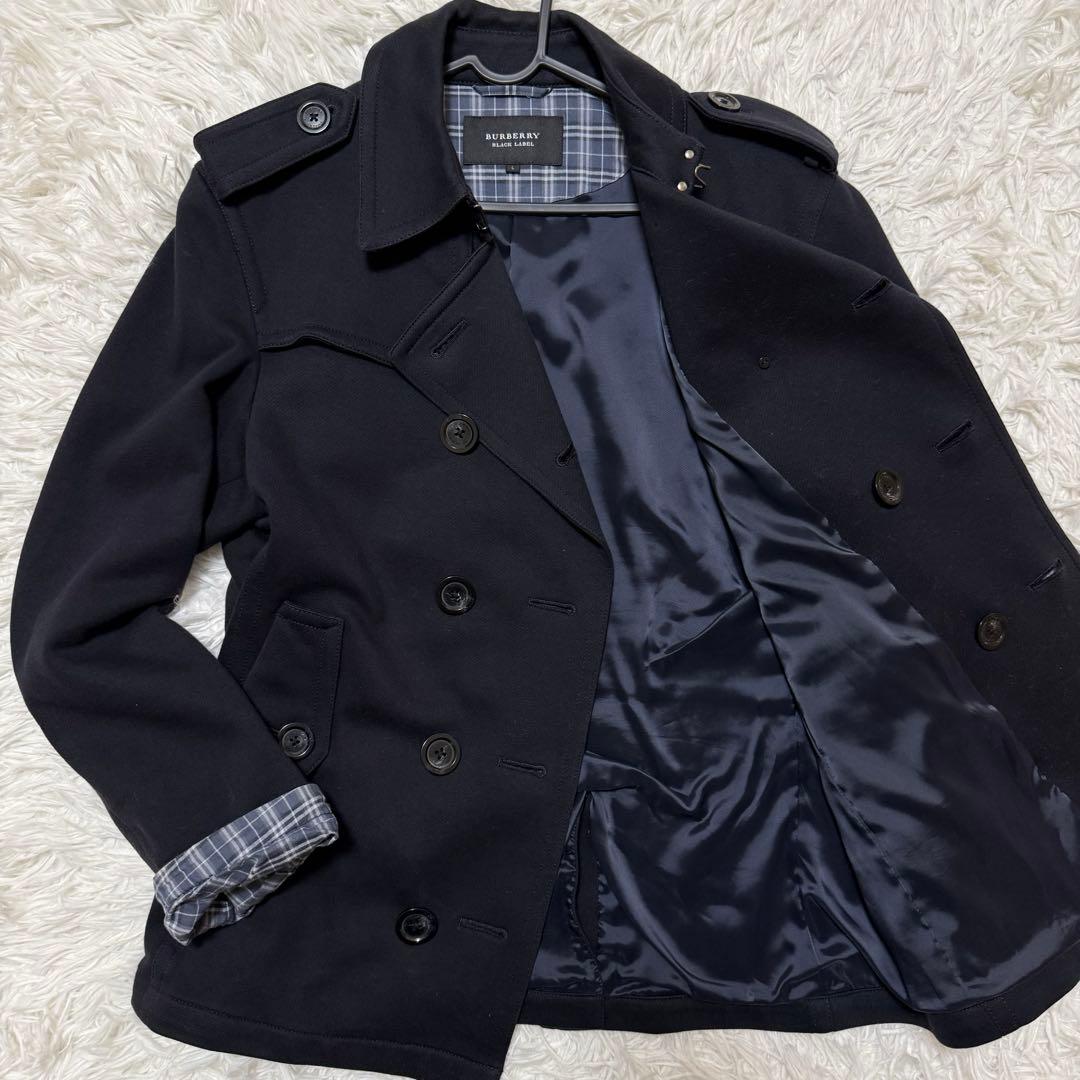 BURBERRY BLACKLABEL ピーコート　ノバチェック