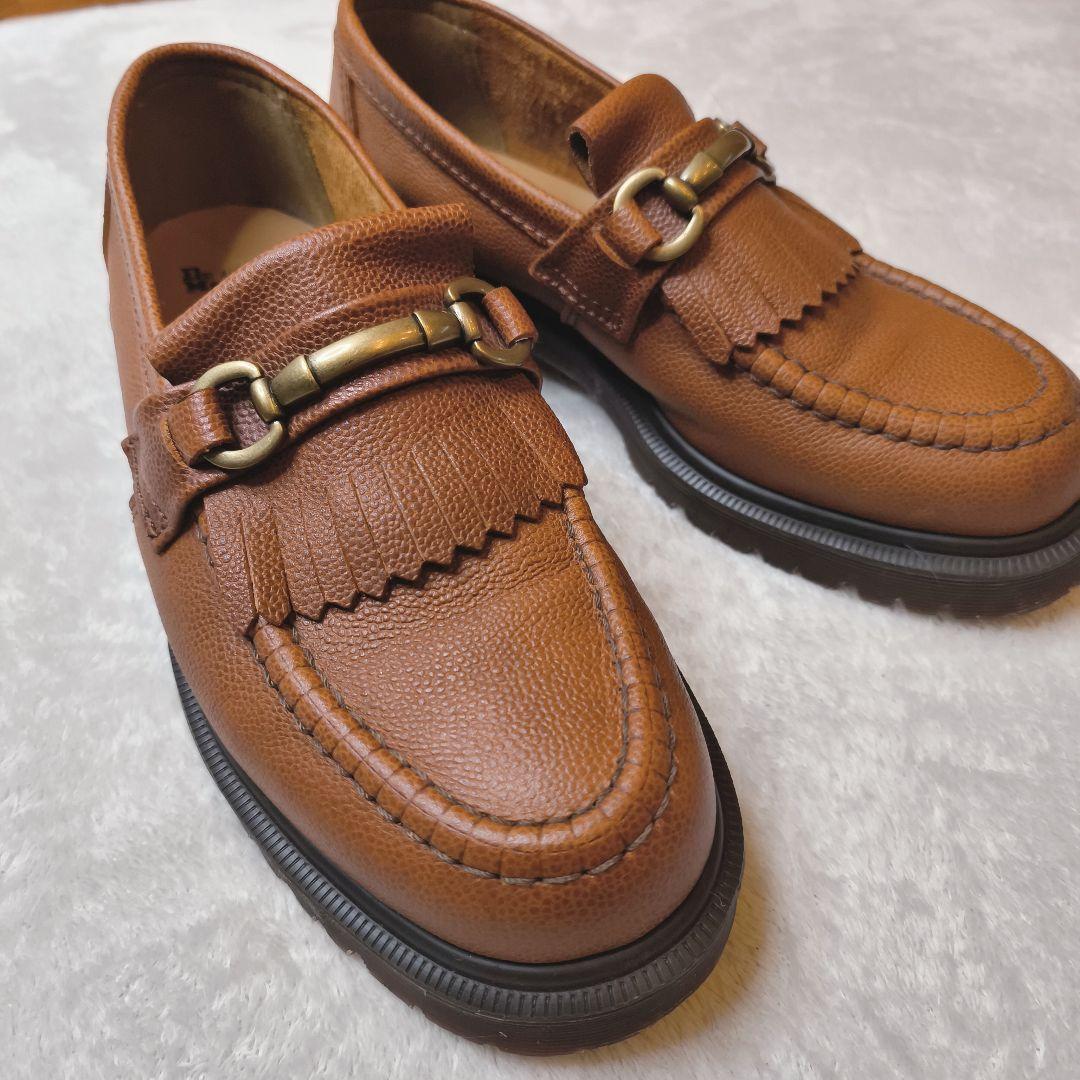 ​美品 ドクターマーチン ADRIAN SNAFFLE ローファー UK6 タン