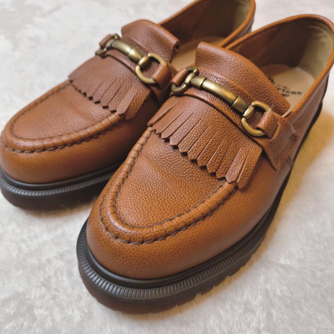 ​美品 ドクターマーチン ADRIAN SNAFFLE ローファー UK6 タン