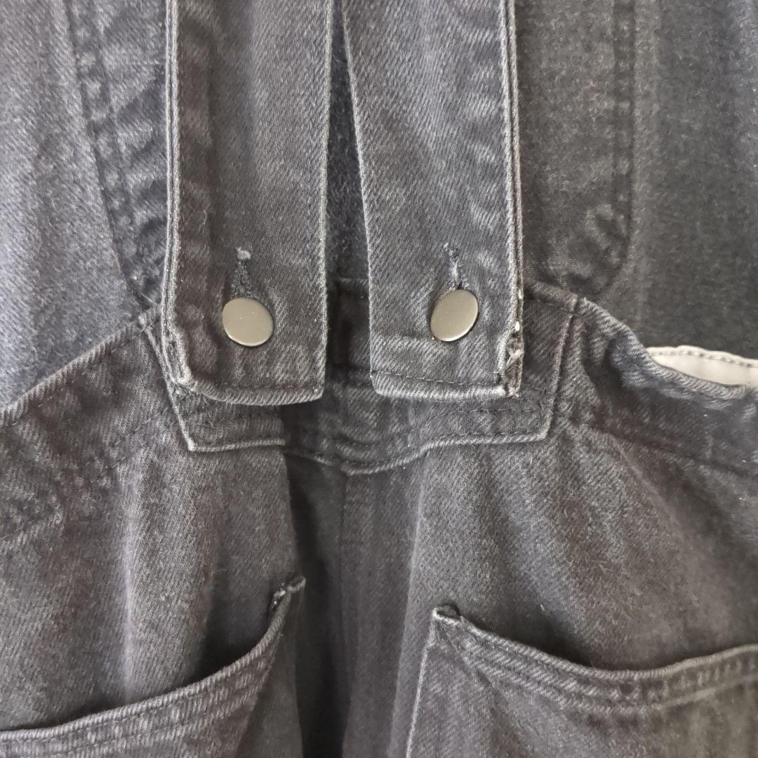 レア　Pointer　オーバーオール サロペット　ブラック　ローバック