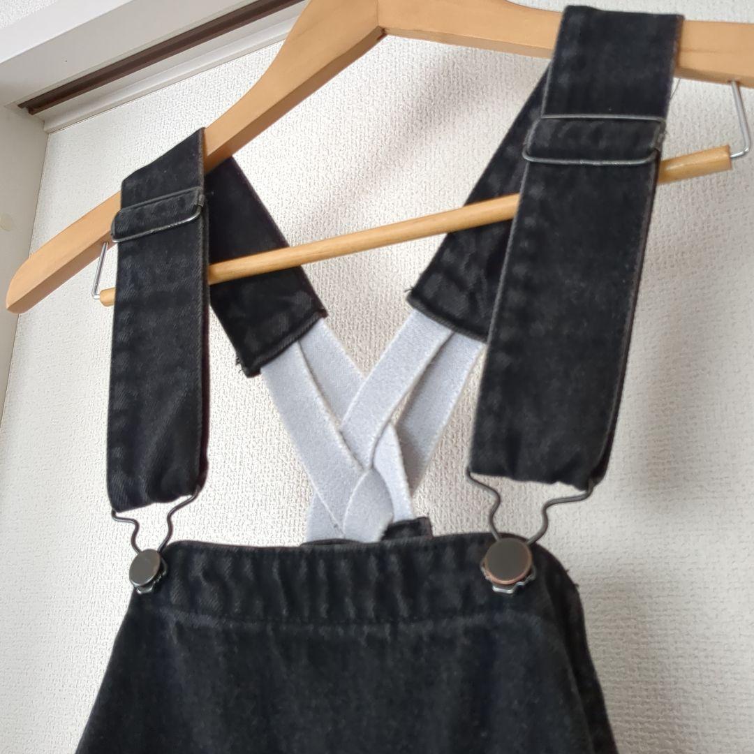 レア　Pointer　オーバーオール サロペット　ブラック　ローバック