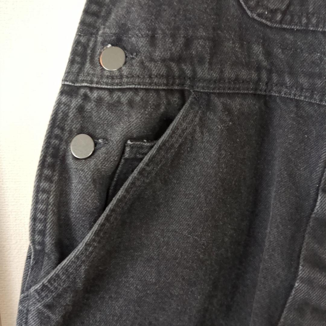 レア　Pointer　オーバーオール サロペット　ブラック　ローバック