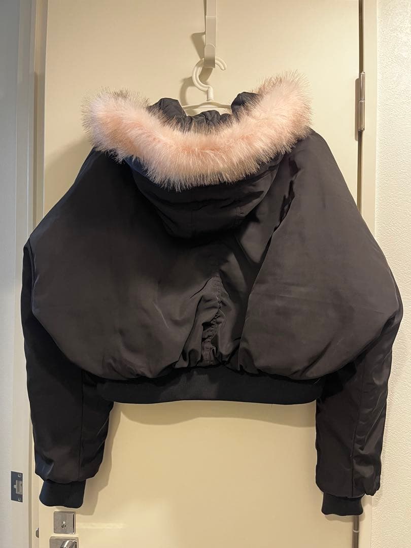 Amly City (アンリーシティー) ファー付きN2Bジャケット BLACK