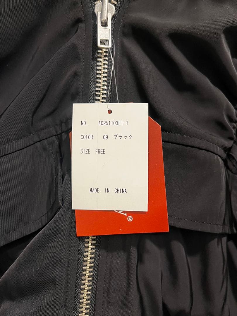 Amly City (アンリーシティー) ファー付きN2Bジャケット BLACK