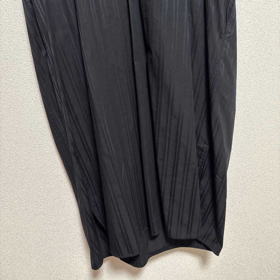 TICCA ティッカ　ロング シャツ ワンピース　ブラック