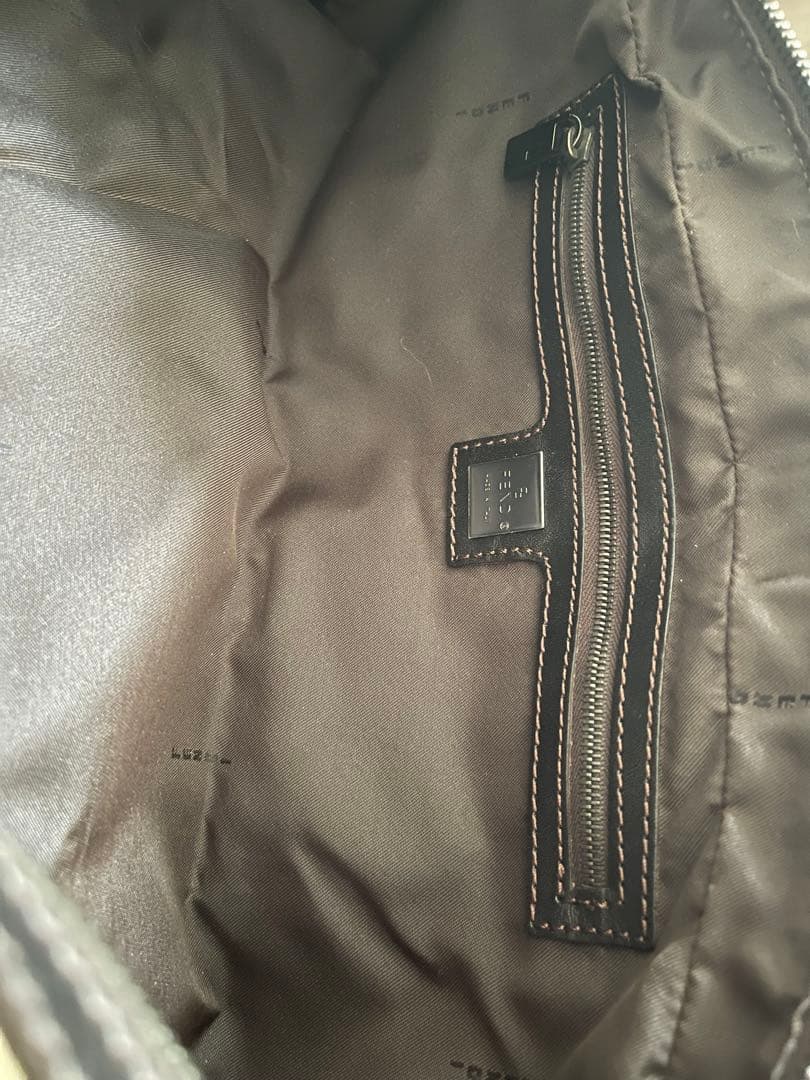 Fendi ボストンバッグ ブラウン キャンバス/レザー