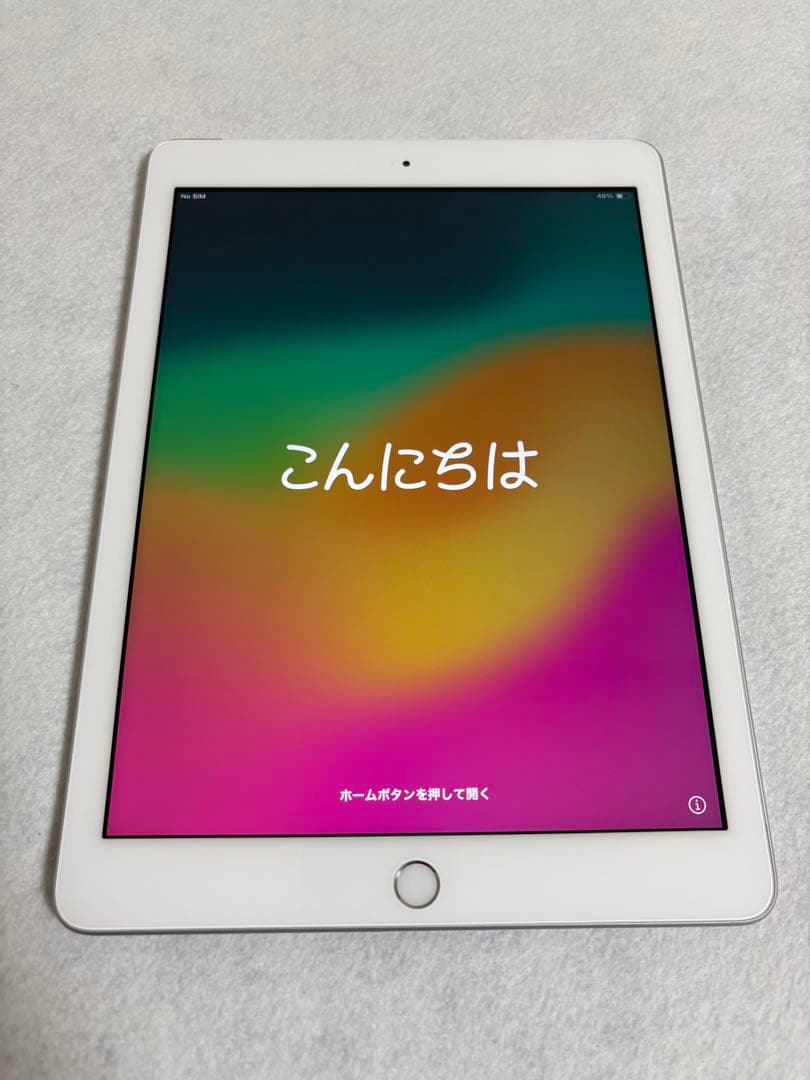 iPad 第6世代 Wi-Fi + Cellular シルバー バッテリー95%