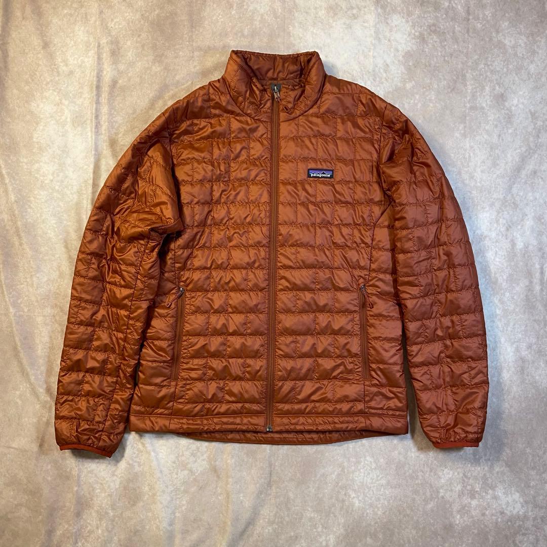 Patagonia ナノパフジャケット ブラウン オレンジ 2020年製 ダウン
