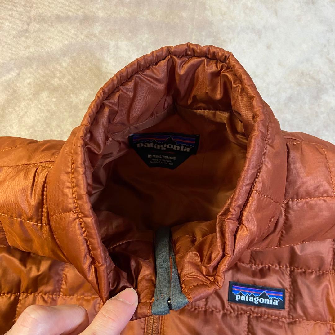 Patagonia ナノパフジャケット ブラウン オレンジ 2020年製 ダウン