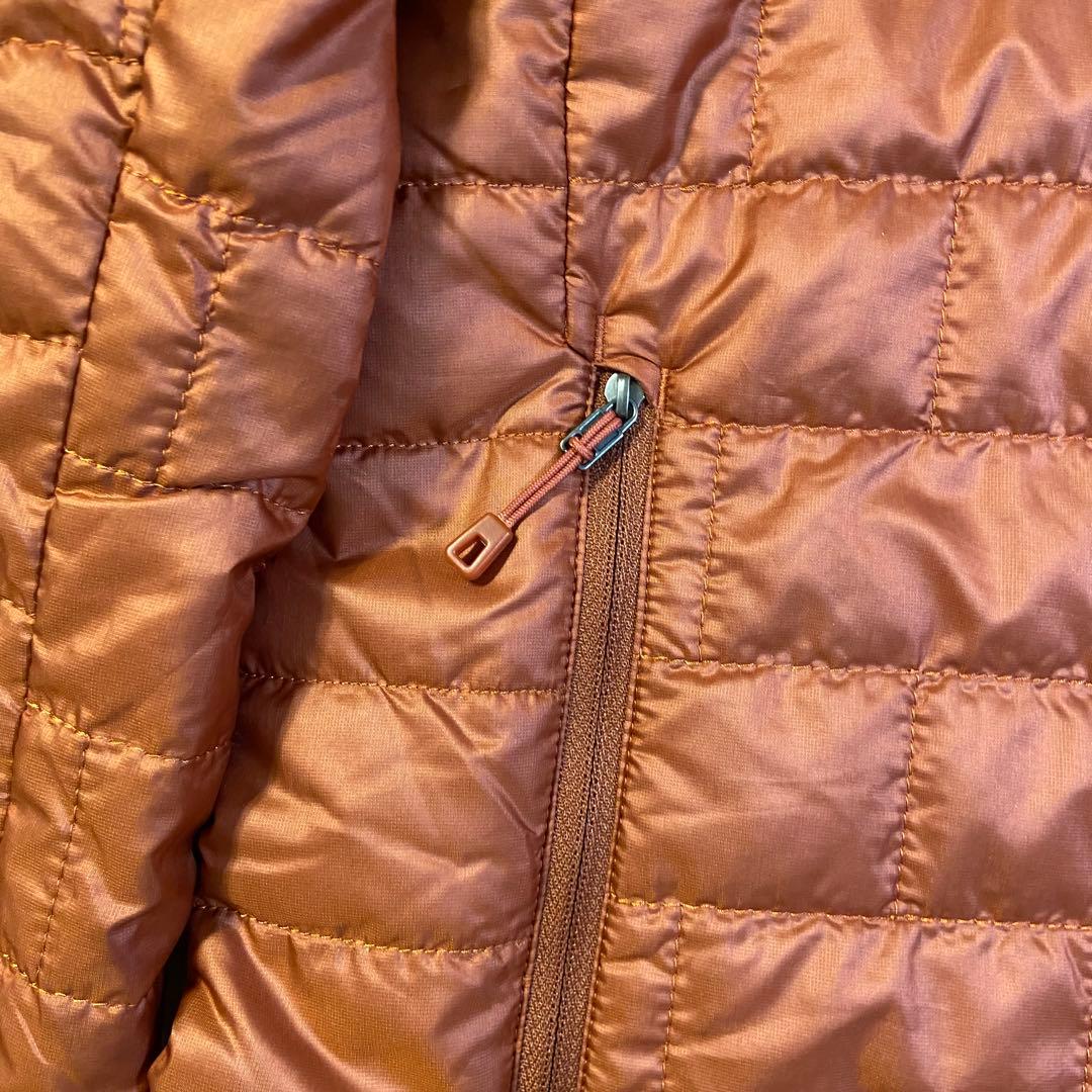 Patagonia ナノパフジャケット ブラウン オレンジ 2020年製 ダウン