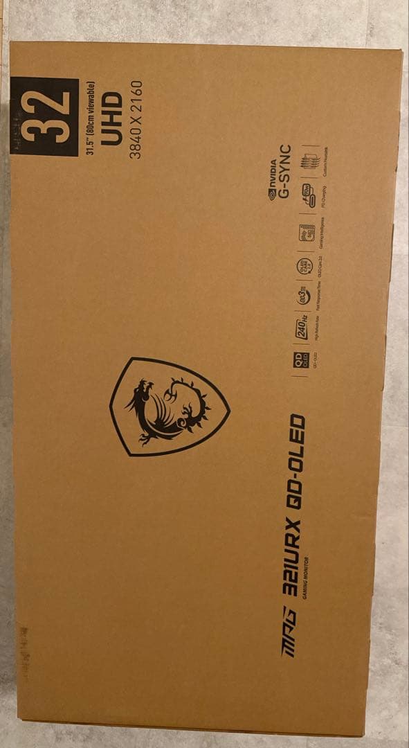 MSI MPG 321URX 32インチ 4Kゲーミングモニター