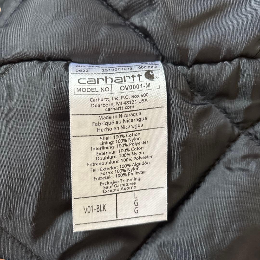【古着希少】USA製！Carhartt 90's ベスト ブラック