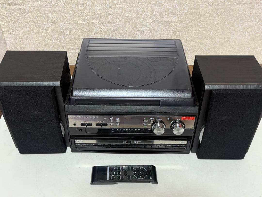 トウショウ CDコピー機能搭載マルチプレーヤー TCDR-186WC リモコン付