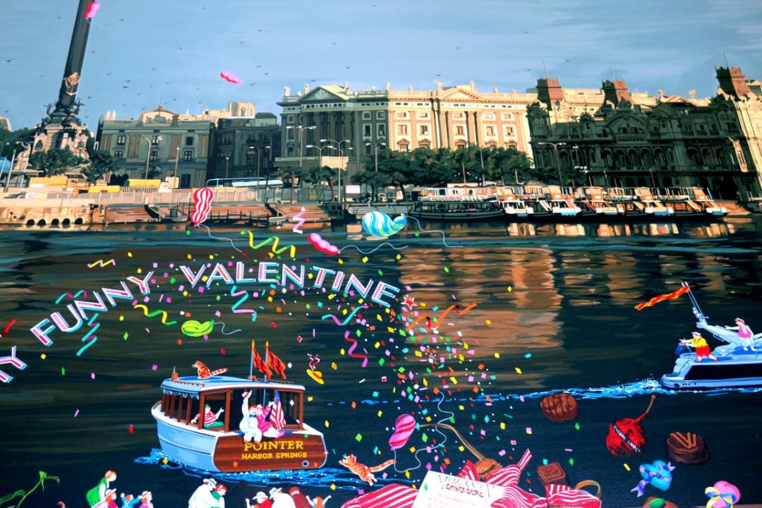 【ヒロ・ヤマガタ】　山形博導　恋人たちのフェスティバル　シルクスクリーンシート