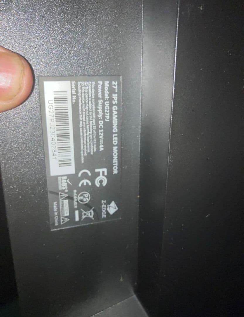 Z-EDGE UG27PJ 240Hz ゲーミングモニター