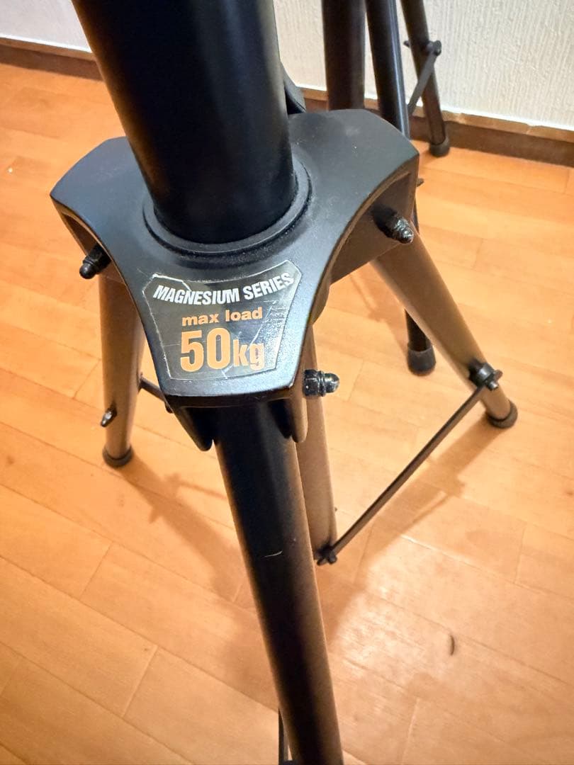 スピーカースタンド 高さ調整可能 ブラック