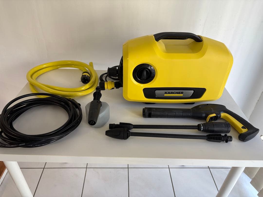 ケルヒャーK2 サイレント高圧洗浄機本体＋オプション3m水道ホースセット