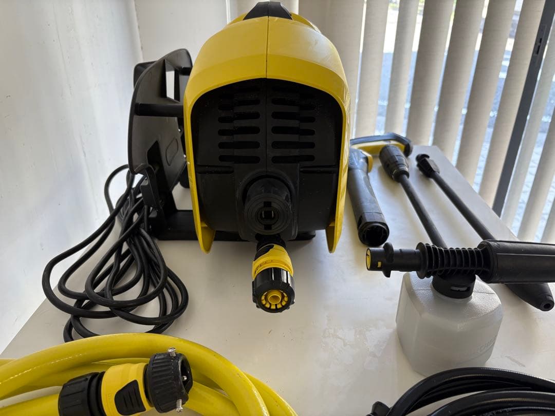 ケルヒャーK2 サイレント高圧洗浄機本体＋オプション3m水道ホースセット