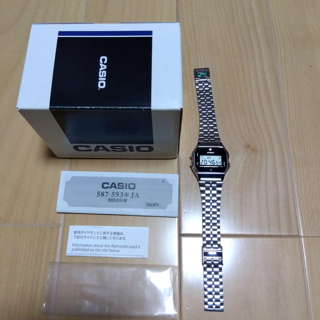 チープカシオ　ダイヤ付き