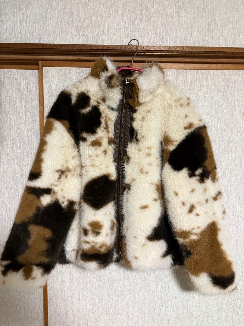 PAGEBOY ZIPUP キャットファーブルゾン ミックス