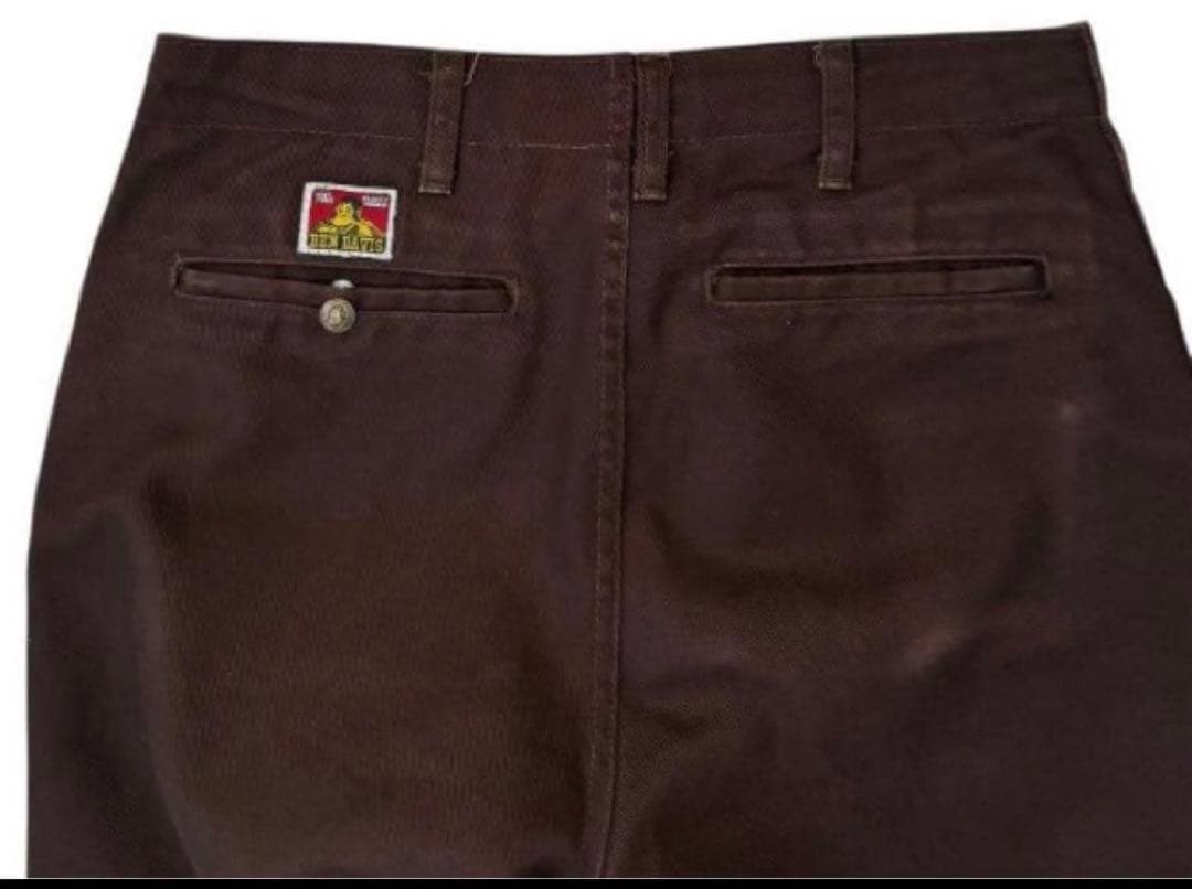 90’s-00’s USA企画 BEN DAVIS フリスコパンツ ブラウン