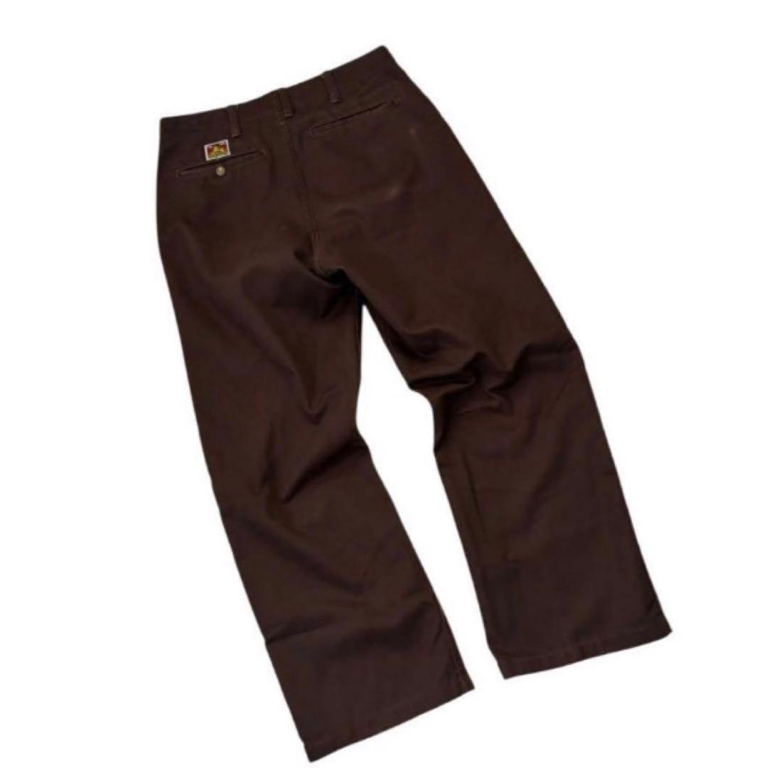 90’s-00’s USA企画 BEN DAVIS フリスコパンツ ブラウン