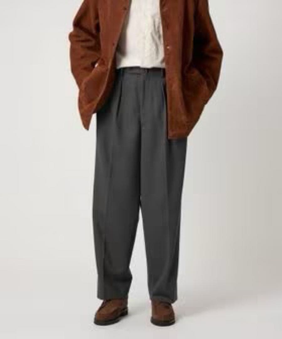 スティーブンアラン ドレストラウザーズ スラックス グレー