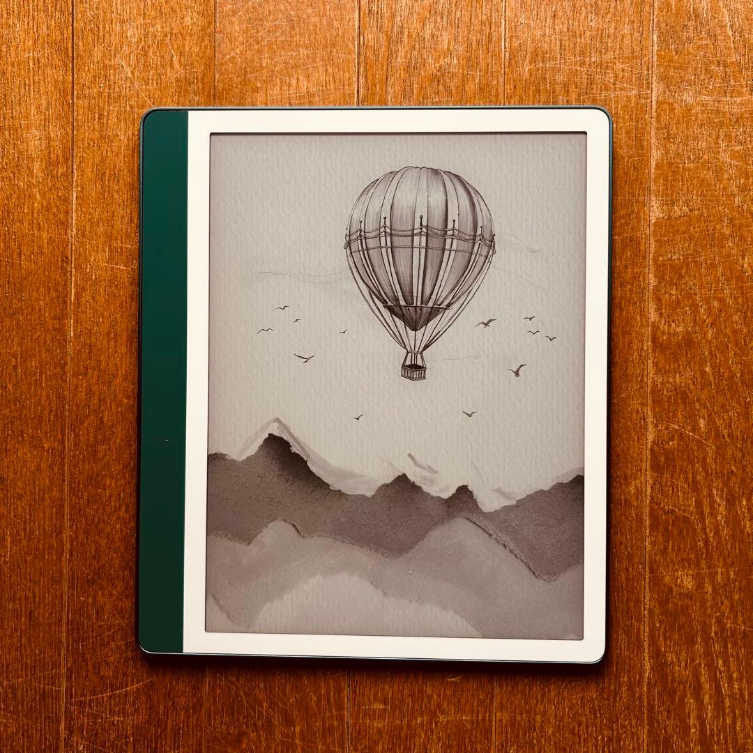 【美品】Kindle Scribe 2024版64GBグリーン純正カバーセット