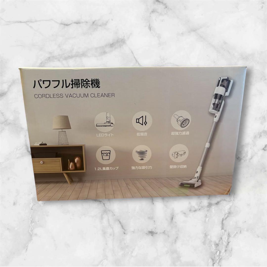 掃除機 コードレス 58kPa強力吸引・自立式・55分連続稼働　軽量
