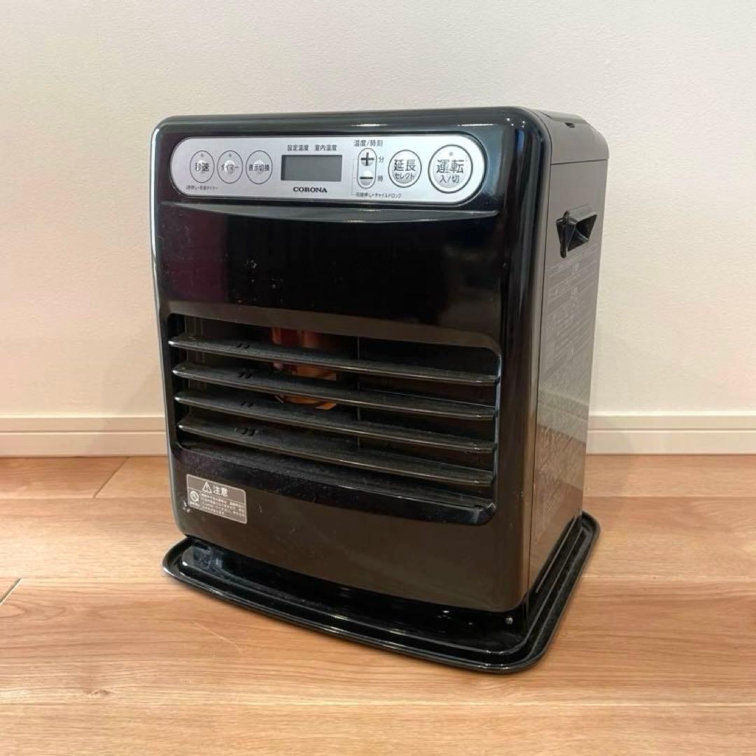 未使用CORONA FH-G3217YA2石油ファンヒーターブラック9畳12畳