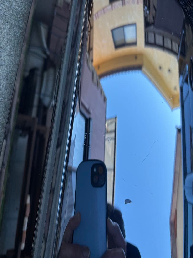 いすゞギガ　訳あり品　コーナーパネルメッキセンサー付き車用